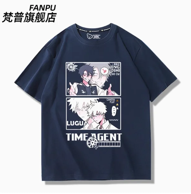 Аниме Link Click Cheng Xiaoshi Lu Guang футболка с коротким рукавом летний карнавальный костюм