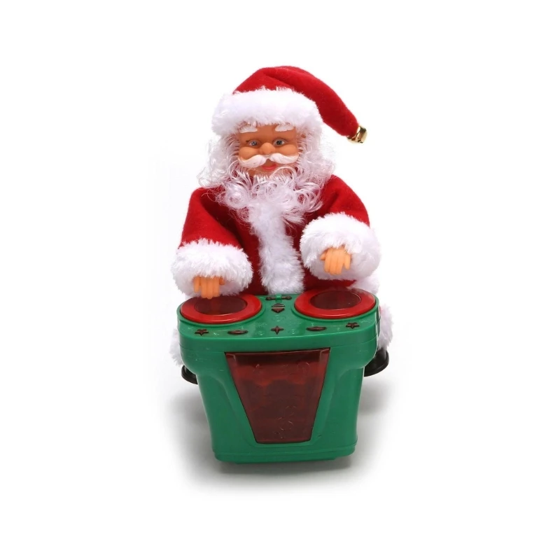 

Электрический Санта-Клаус, Рождественская игрушка, милый барабан