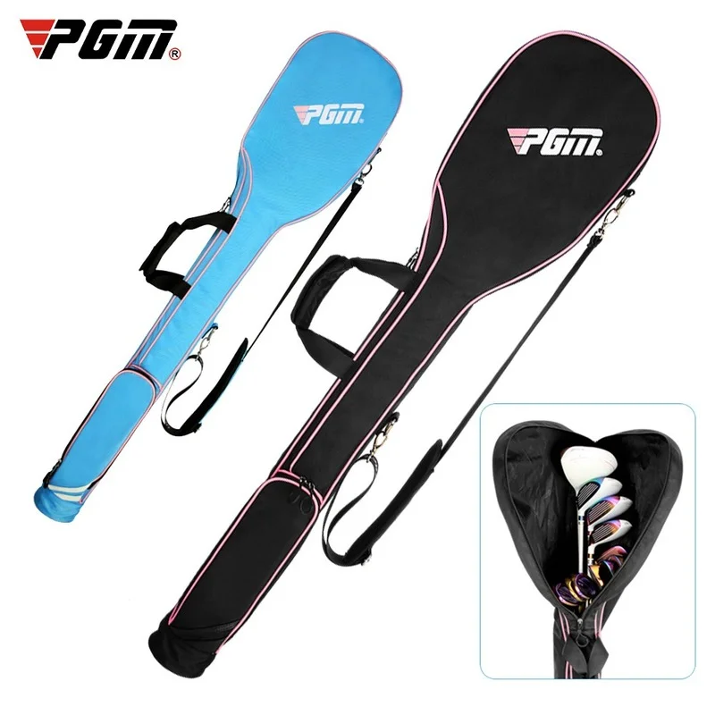 PGM Mini Foldable Golf Gun Bag Packed 3 Clubs Portable Club Bags Light Weight Easy Carring Golf Bags Women Golf Accessories
