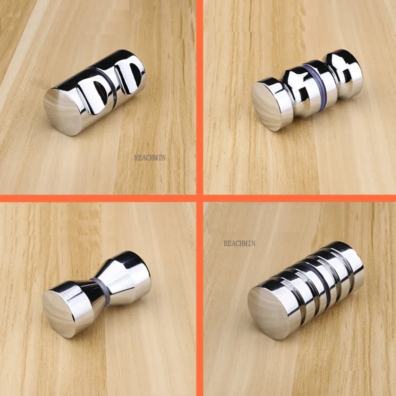 

2 шт./лот хромированная прочная алюминиевая 4-12 мм Стеклянная Дверная ручка Натяжная ручка душевая коробка