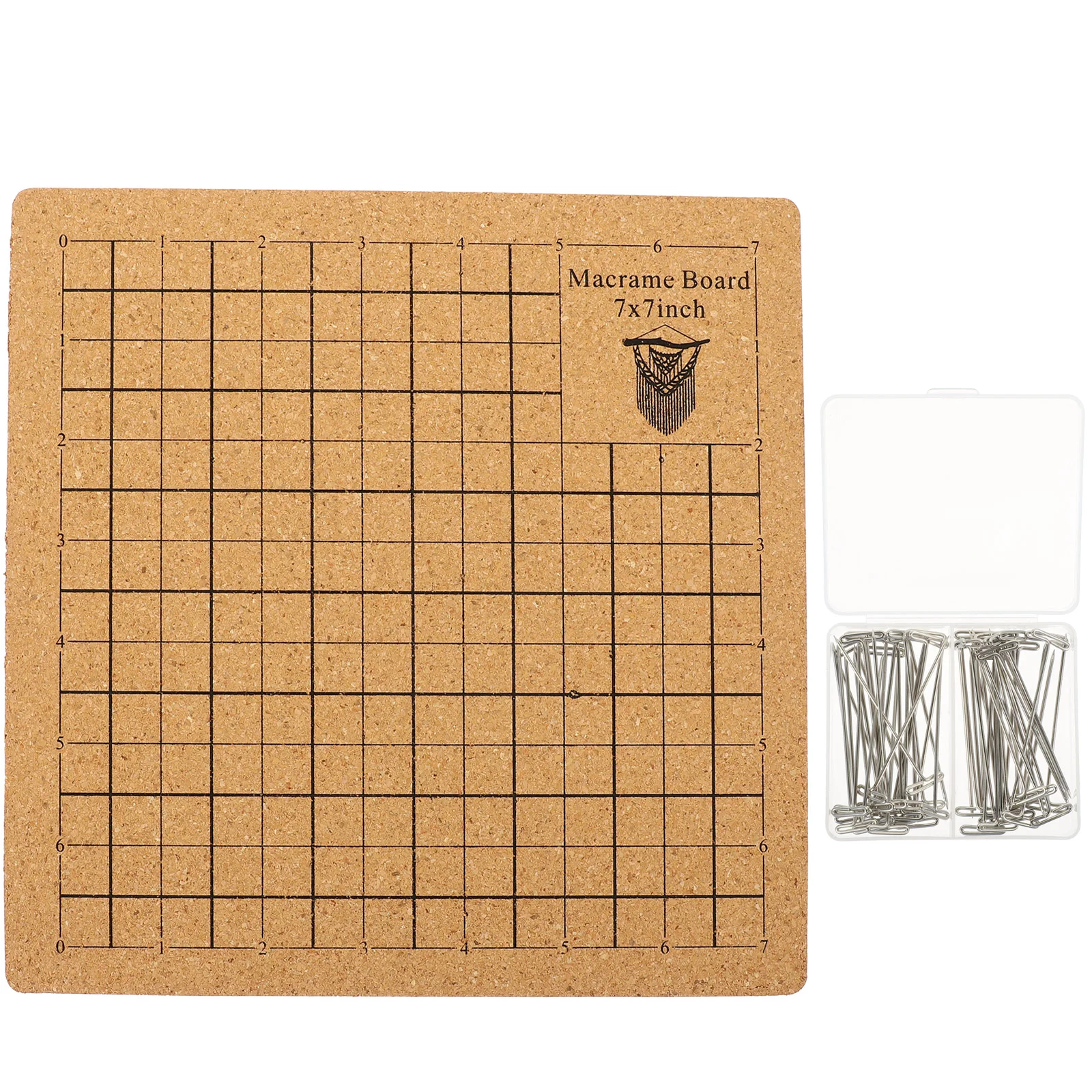 Доска и булавки для макраме плетеная крепежная пластина иглы вязания крючком