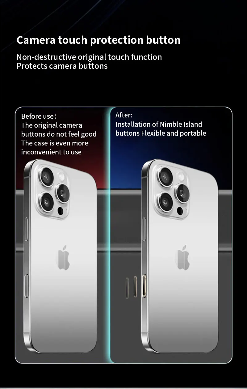 Новая наклейка на боковую кнопку телефона кнопка AI емкостная сенсорная защита от