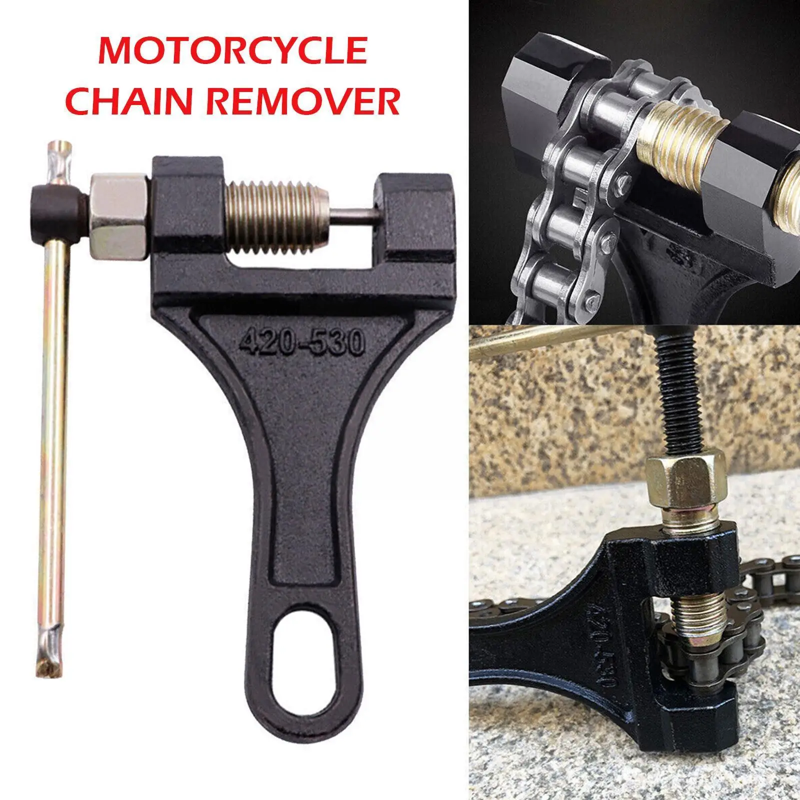 

Motorcycle Tricycle Universal Chain Removal Special Tool Chain Cutting Tool Tool Repair Remover H1E5