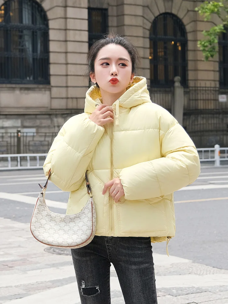 oversize Women's Winter Jacket Streetwear Zipper Straight 7 Solid Color Padded Coat Warm Femme Parkas Women Clothing 2022
