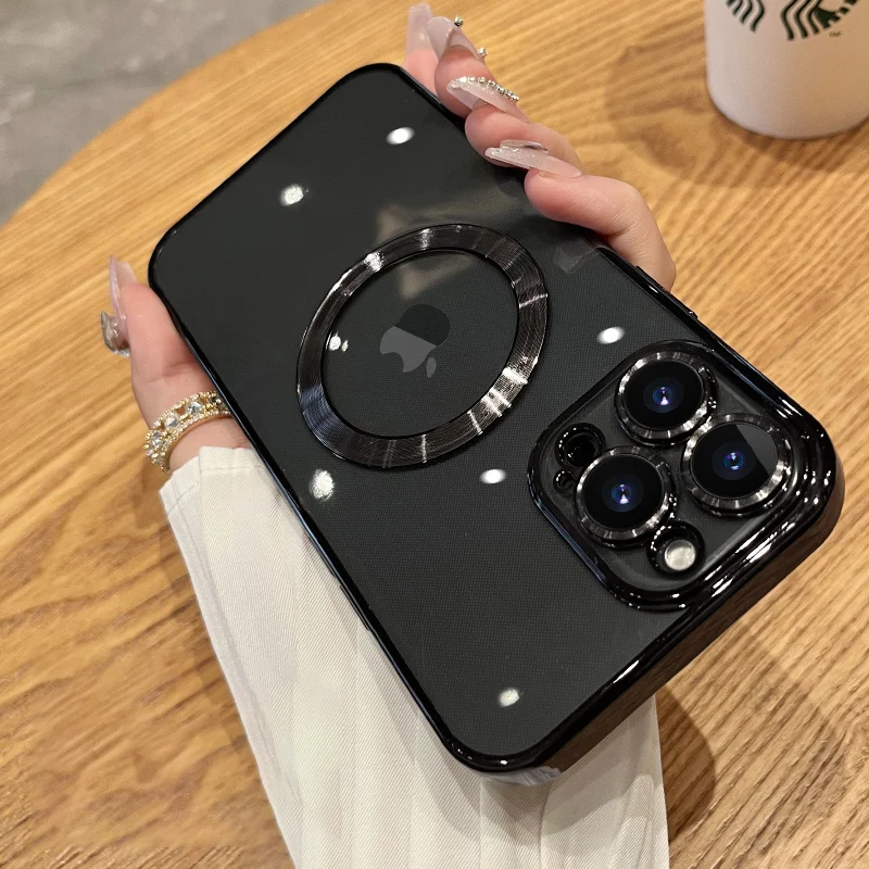 

Магнитный чехол для iPhone 11 12 13 14 Pro Max Mini XR X XS 7 8 Plus