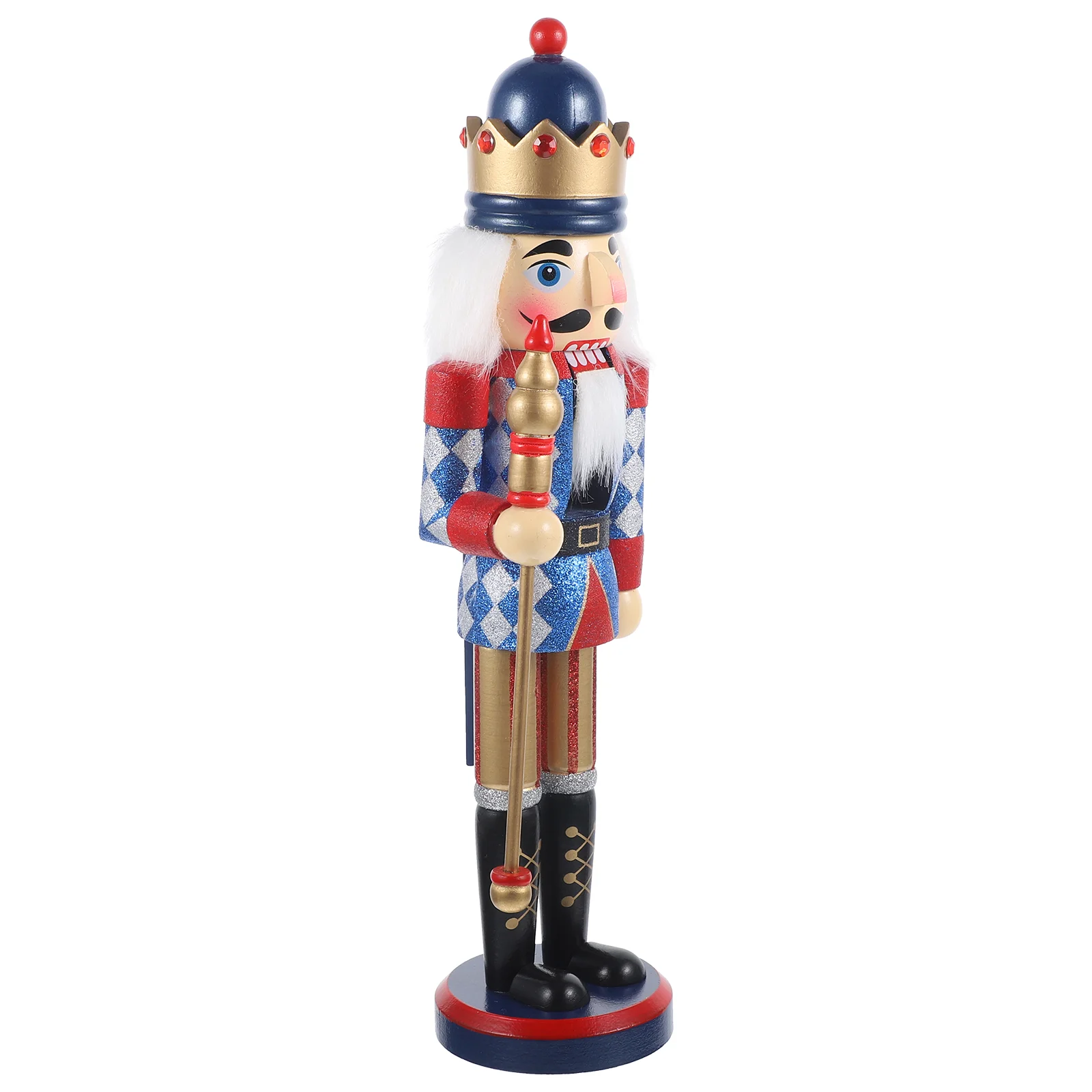 

Home Decoration Nutcracker Soldier Wooden Dining Table Puppet Desktop Figurine Nutcrackers Craft