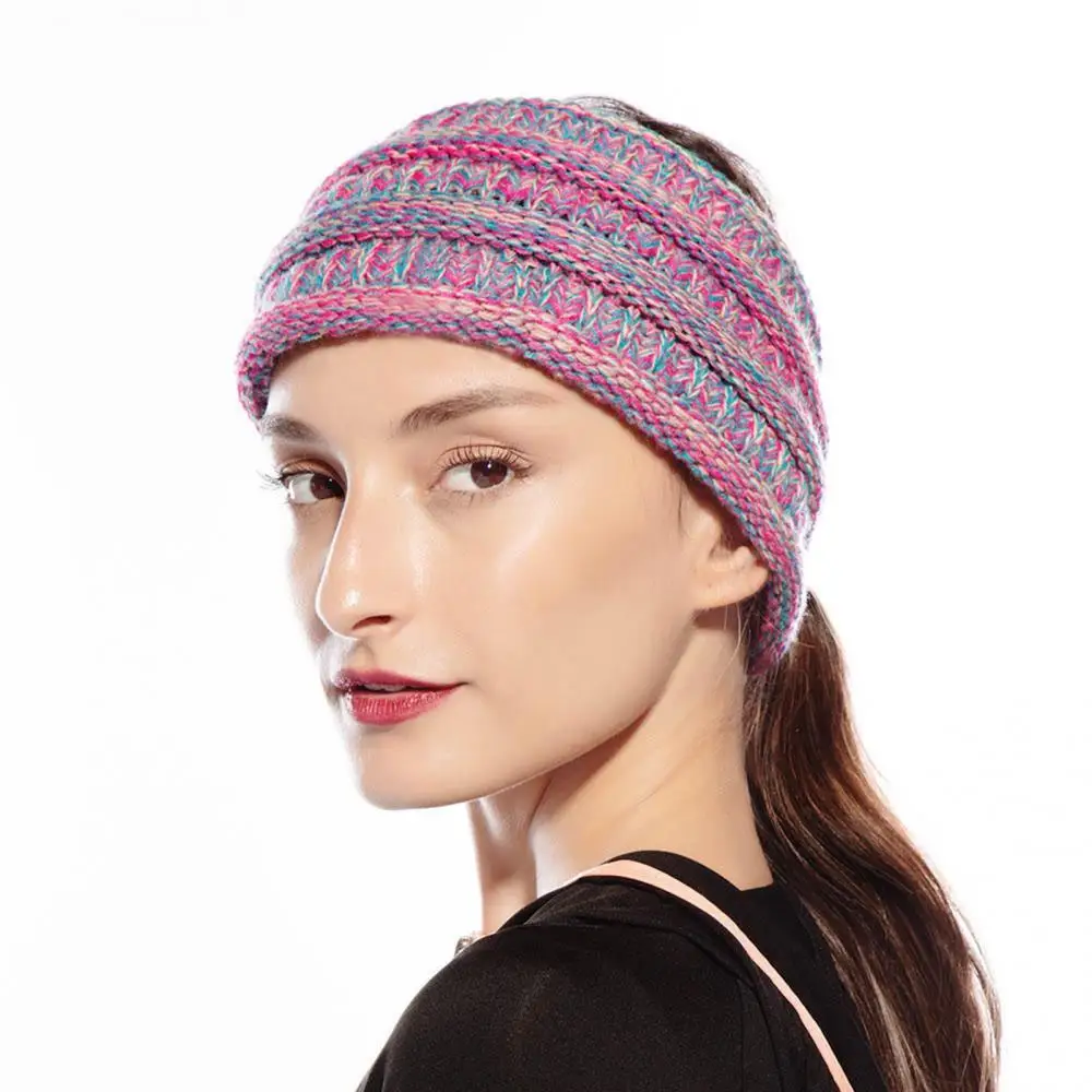 

Модная женская теплая повязка на голову для девушек эластичная повязка на голову обруч для волос женские аксессуары для волос для девочек з...