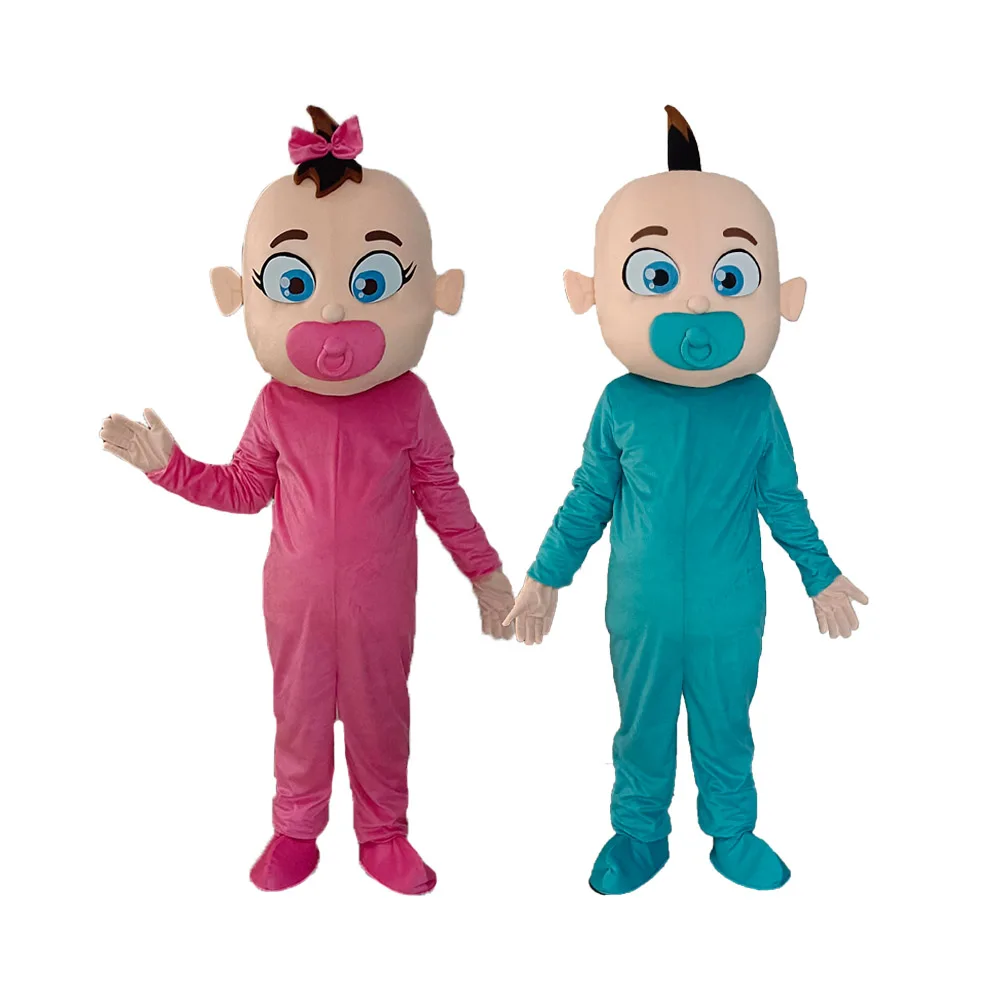 

Adult Both Baby Boy And Girl Mascot Costume Christmas Fancy Dress Birthday Party Cosplay Halloween