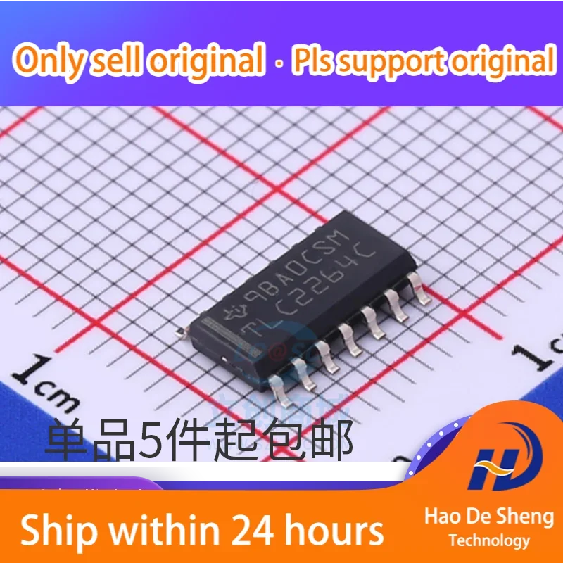 10 шт./лот операционный усилитель TLC2264CDR TLC2264CD TLC2264C SOP14 новый оригинальный в наличии