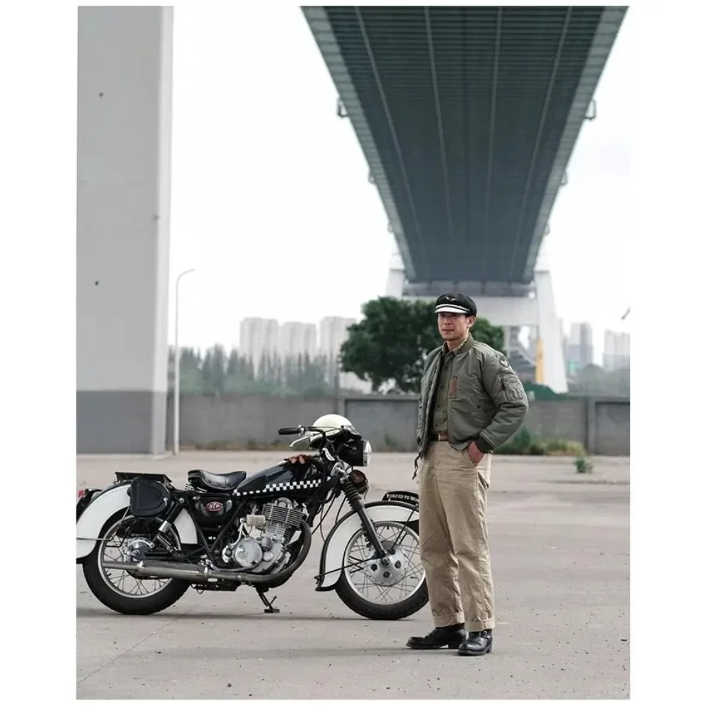 Фото Высококачественная реплика куртки-бомбера Bronson MA-1 в том же стиле, для весны, осени и зимы, мужская, военная, водонепроницаемая и теплая. №1