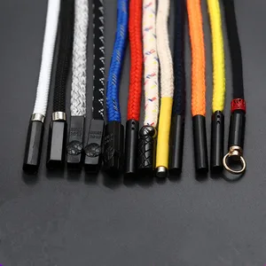 1pc 130cm-140cm Polyester Flat Rope Craft Decorative Twisted Cord Rope For Casual Sports Pants Waist