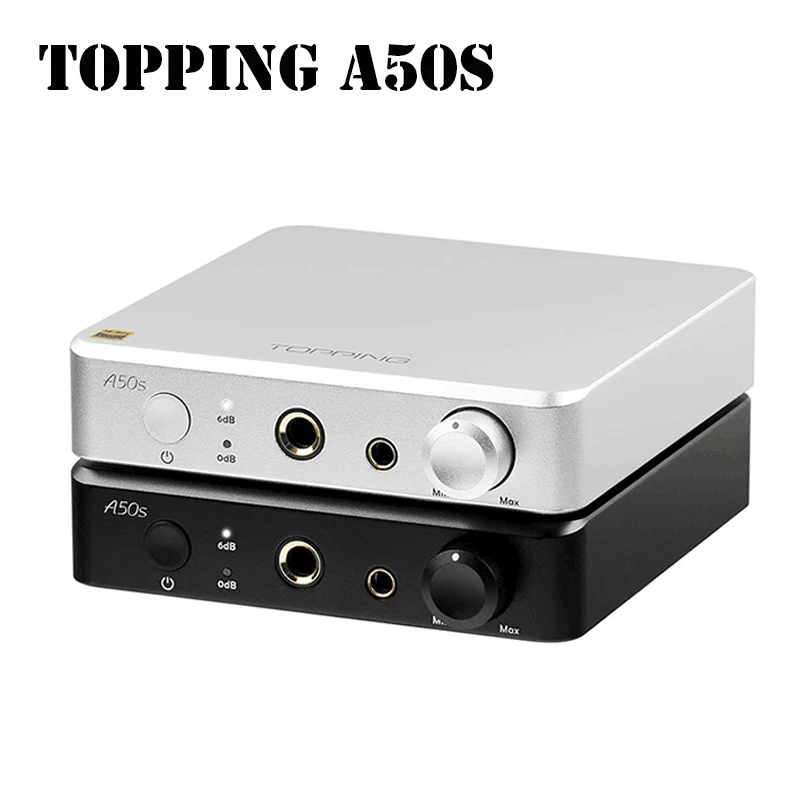 

TOPPING A50s 4.4mm Balanced 6.35mm Single-Ended Flagship NFCA Hi-Res Audio Pre AMP Headphone Amplifier