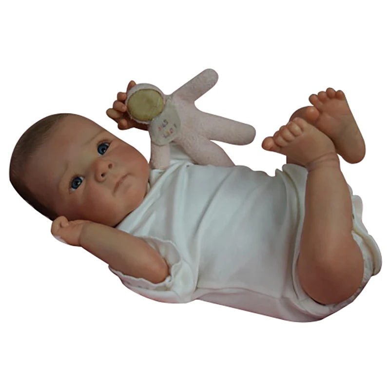 Кукла реборн мягкая 45 см Bettie 100% 3D кожа с вискозными венами коллекционная