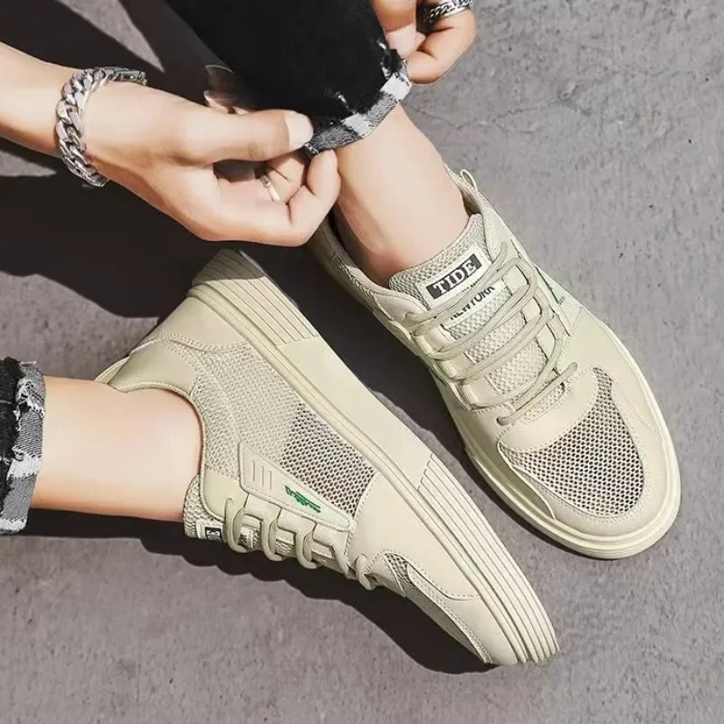 Кроссовки мужские летние дышащие удобные повседневные с воздушной подушкой