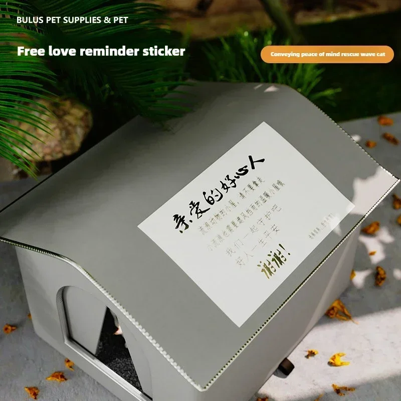 OIMG притулок для кошек водонепроницаемый уличный кошачий домик складной теплый