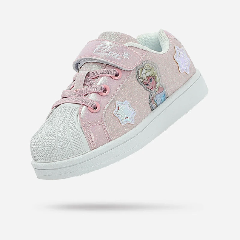 Детские повседневные туфли Disney мягкая дышащая подошва с ракушным носком для