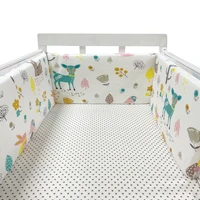 baby crib bumper infant anti collision cotton thicken around cushion fence cot protector bed surround newborn room bedding decor