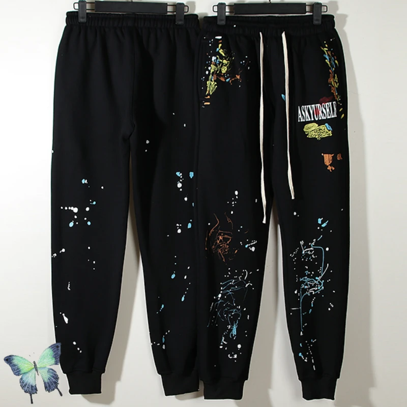 

Askyurself Sweatpants LOGO Splash Ink ASK Trousers