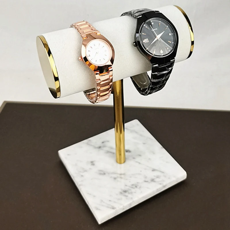 Fashion Marble Watch Bracelet Jewelry Display Stand Flannel Jewelry Stand Watch Stand Watch Necklace Placement Stand