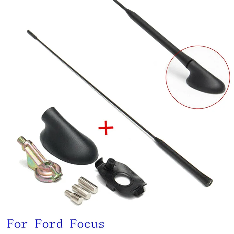 1pc Antenna Mast Exterior For Ford Focus 00-07 XS8Z18919AA Basic Kit With 3 Screws Replacement Automobile Accessories