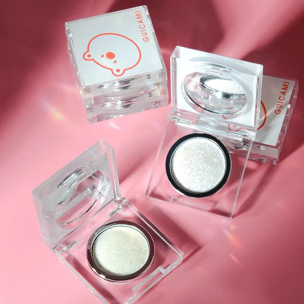 

GUICAMI Chameleon High-gloss Powder Cake Repairing Mashed Potatoes Natural Nude Makeup Glitter Powder Brightening Fairy