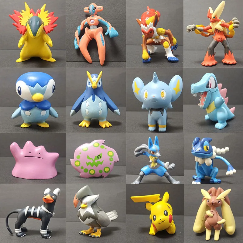 

Pokemon Action Figure MC Spiritomb Banette Prinplup Piplup Gengar Glaceon Houndoom Ditto Jolteon Seel Gastrodon Rockruff Toys