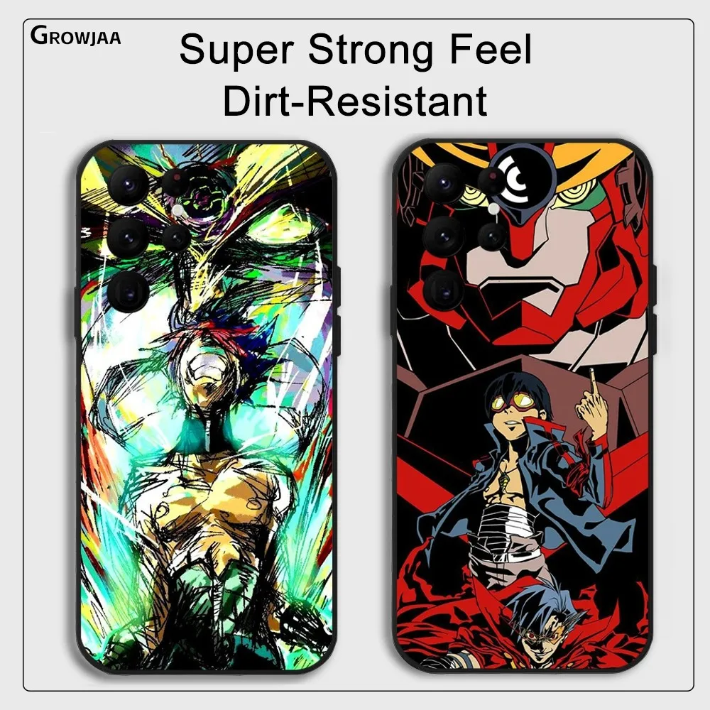 Anime G-Gurren Lagann Phone Case for Samsung Galaxy S24 Ultra S22 S23 S21 S20 5G Protective Silicone TPU Funda