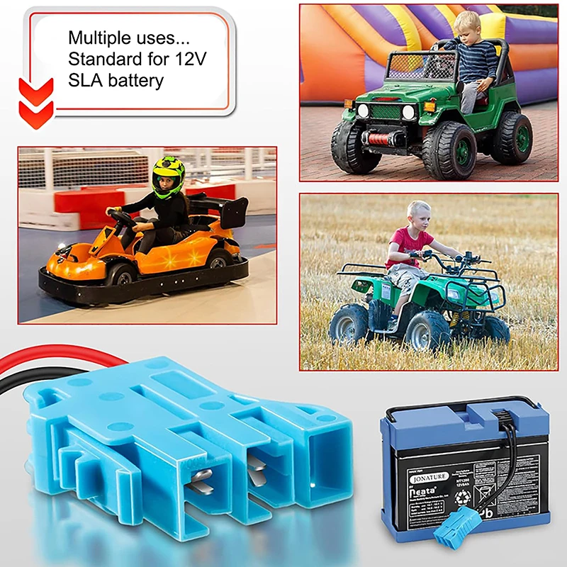 1 шт. разъем жгута проводов для батареи Peg Perego 12 В SLA с предохранителем совместимая