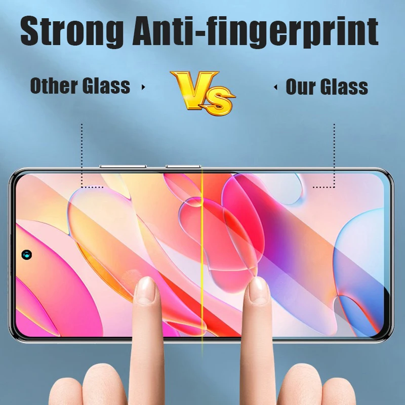 Фото Защитное стекло из закаленного стекла для Xiaomi Redmi Note 10, 11, 12, 13, 14, 15 Pro, 10S, 11S, 12S, 5G, Redmi 15C, 15, 14C, 13C, 12C, 3 шт. №4