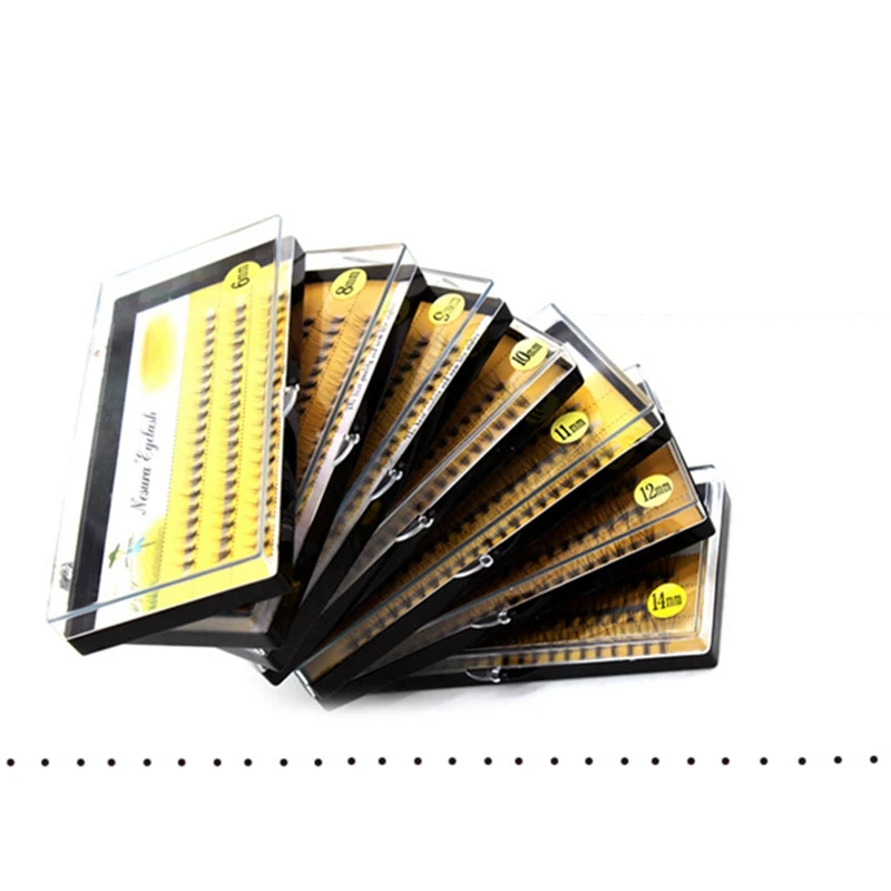 6 мм 8 9 10 11 12 14 Индивидуальные ресницы в естественном стиле Искусственные