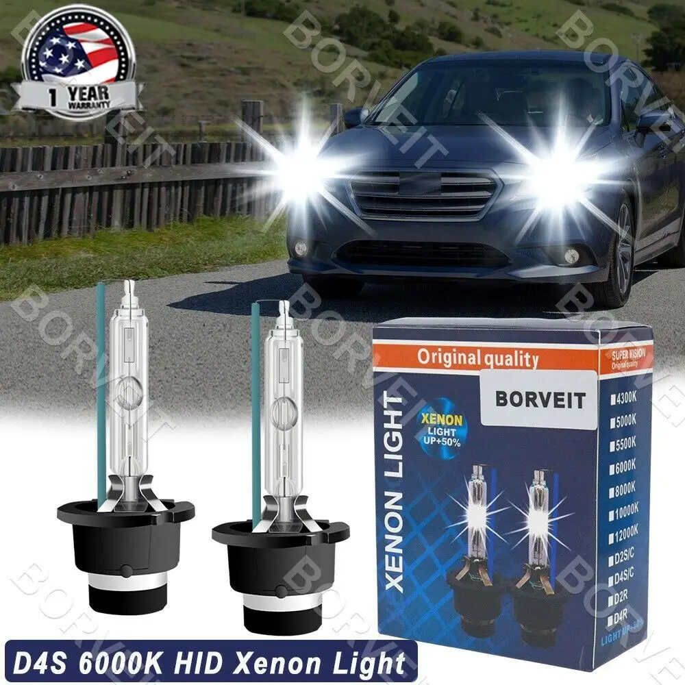 For Subaru Legacy 2015-2018 - 2X D4S HID White Xenon Headlight Bulbs Hi/Low Beam