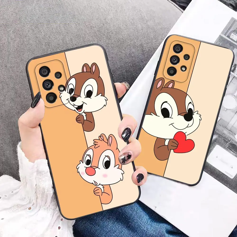 

Anime Dale And Chip Cover Case For Samsung A12 A13 A21s A22 A23 A31 A32 A33 A41 A42 A51 A52 A52s A53 A71 A72 A73 4G 5G Capa Case