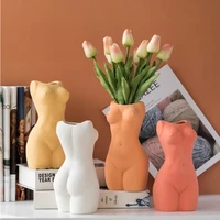 new frosted abstract human body art personalized ceramic vase ornaments american european wine cabinet leisure hall decor vase