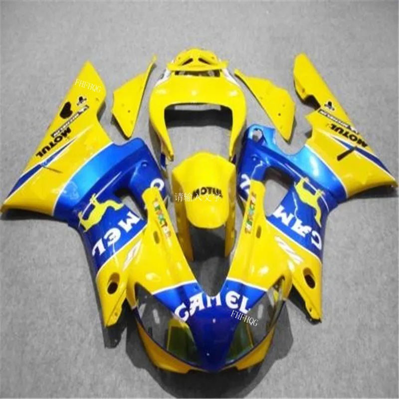 

Лучший комплект обтекателей для мотоцикла YAMAHA YZF R1 YZF1000 1998 1999 ABS желтый синий комплект обтекателей YZFR1 98 99