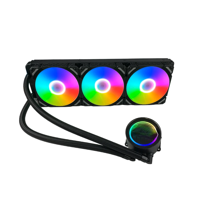 

360mm CPU water cooling with 5V ARGB fan strong water cooler for gaming computer case liquid cooler for cpu