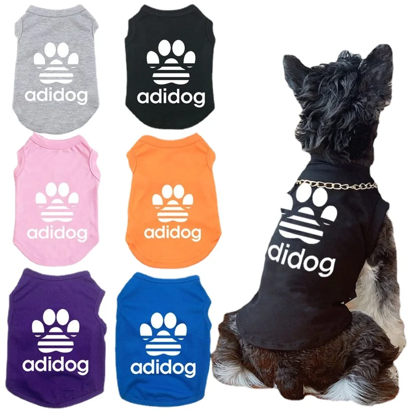 

New Fashion Pet Dog Clothes for Small Medium Dogs T-shirt Cotton Puppy Summer Clothes Yorkshire Chihuahua Sport Shirts Costume