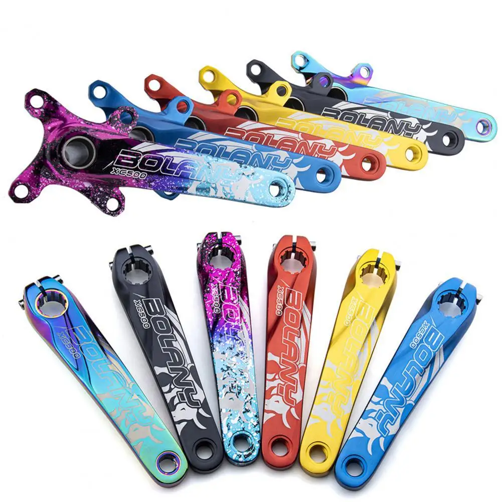 

2Pcs Bolany Bicycle Crank Arm High Compatibility Vibrant Color Bike Accessories Fixed Gear Bike Connecting Rods for Bike