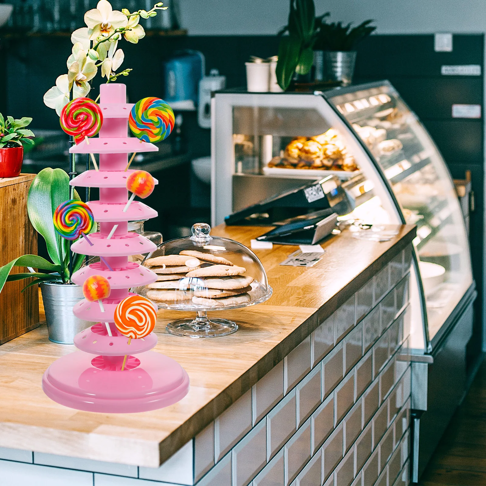 Подставка для леденцов компактный многослойный держатель декоративная присоска