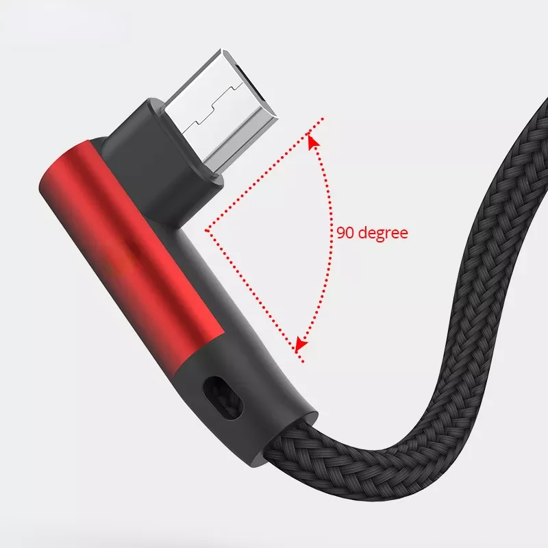 

NEW2023 Micro usb Fast Charging 90 Degree Micro usb charger Microusb redmi Tablet usb micro