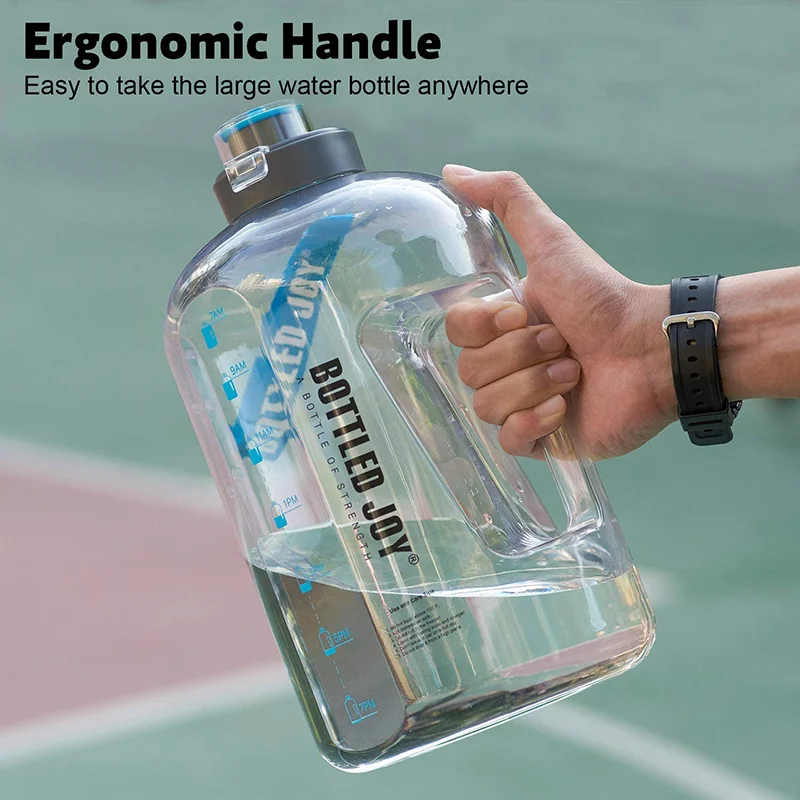 

2l Water Bottle Gallon Water Bottle Sport for Large Outdoor Jug Camping Portable Travel Drinking Plastic Tour Joy Bicycle Water