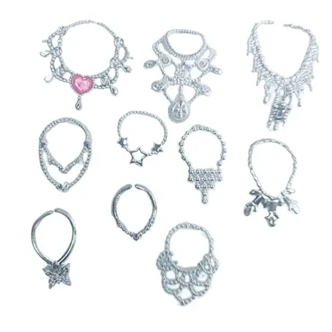 Набор ожерелий для кукол 1/12 и Ob11