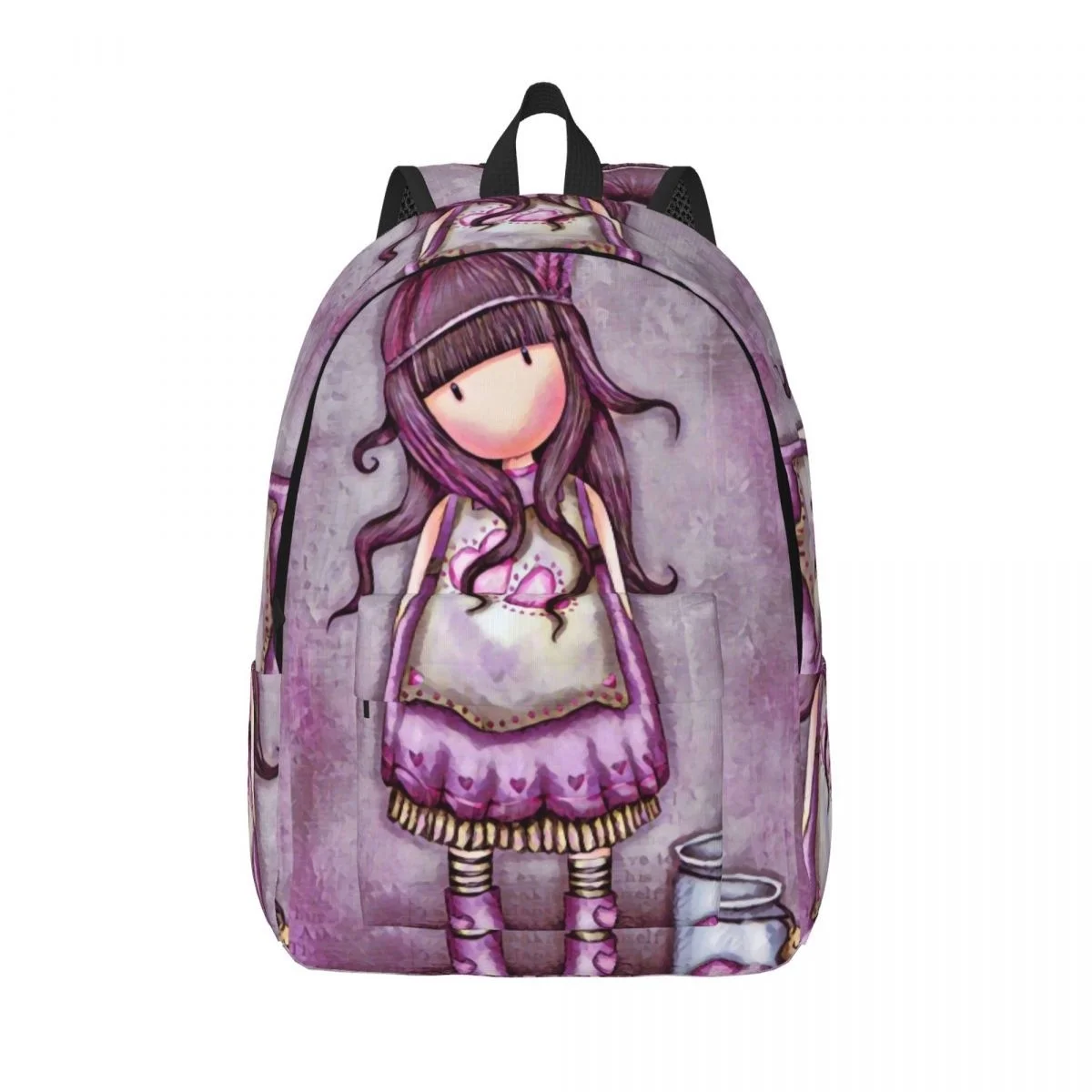 Santoro Gorjuss for Men Women Student School Bookbag Heart Daypack Elementary High College with Pocket