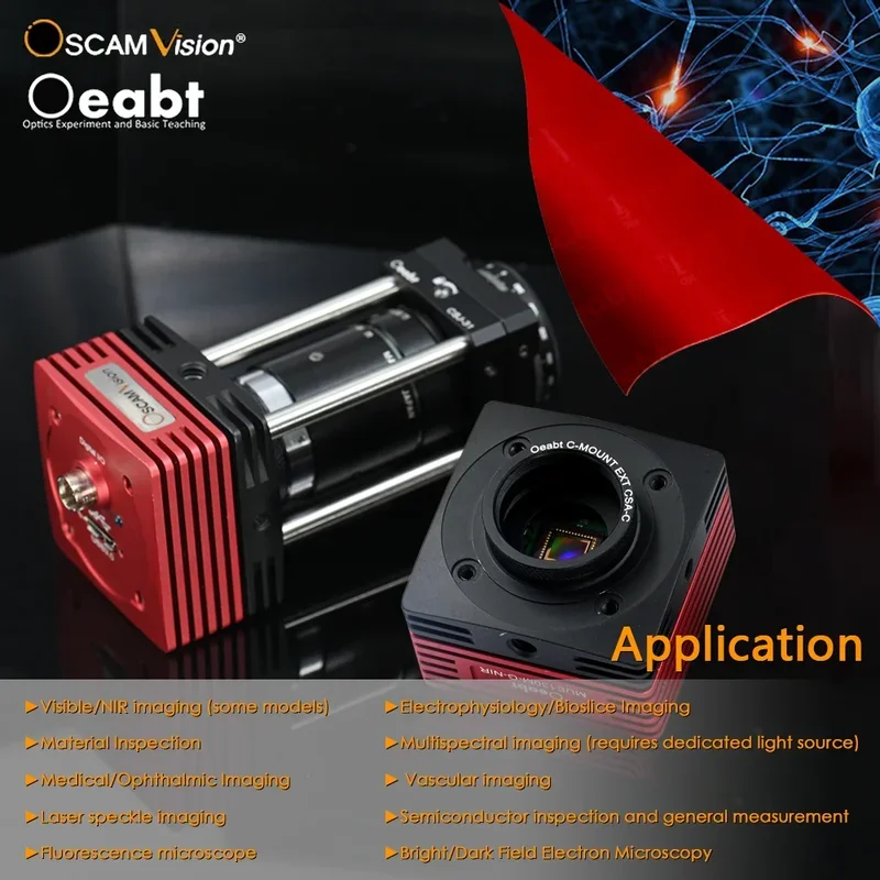 Научная камера серии OsCam CCD промышленный оптический микроскоп измерение высокого