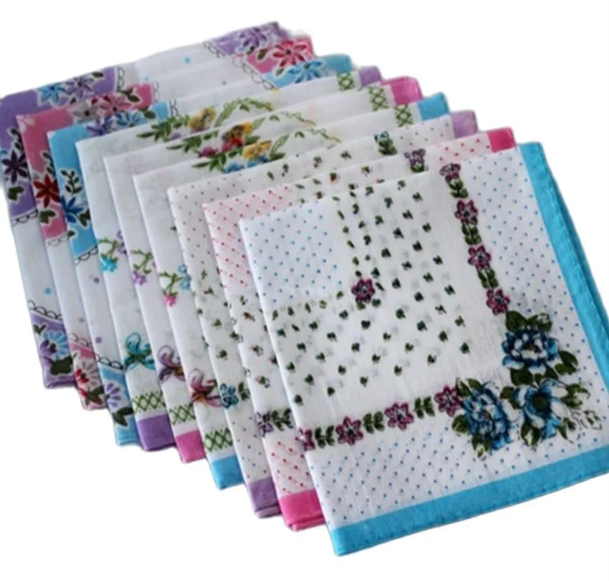 

Nostalgic women's cotton printed handkerchief / handkerchief / sweat towel / saliva towel old handkerchief
