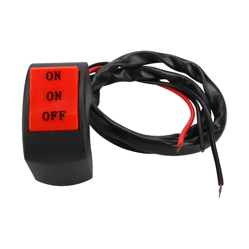 

Разъем переключателя на руль мотоцикла ВКЛ./ВЫКЛ., универсальный переключатель света, модификация кнопки, 22 мм, для скутера, мотоцикла, аксессуары