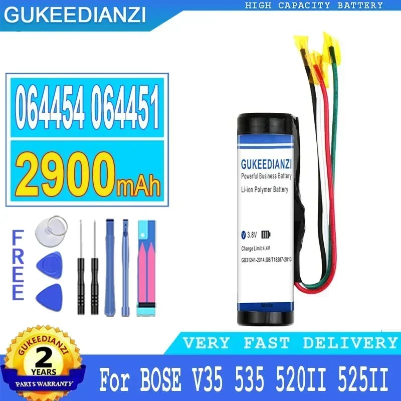 Резервная батарея большой емкости 2900 мАч 064454 064451 Для BOSE V35 535 520II 525II 535II T20 серия