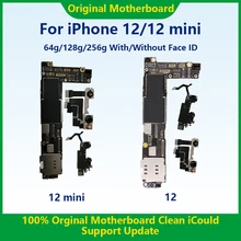 Fully Tested Authentic Motherboard For iPhone 12 Mini 64g/128g/256g Original Mainboard With Face ID Cleaned iCloud Free Shipping