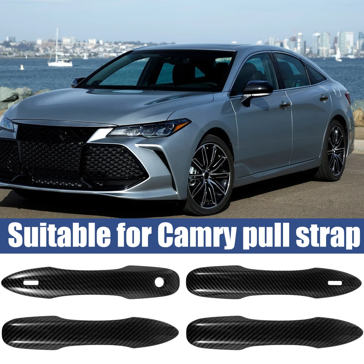 

4 шт., накладки на дверные ручки Camry 2018-2023