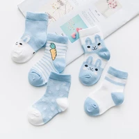 5 pairs pack lot new product cute mesh refreshing cartoon breathable cotton kids boy girl hot sale socks