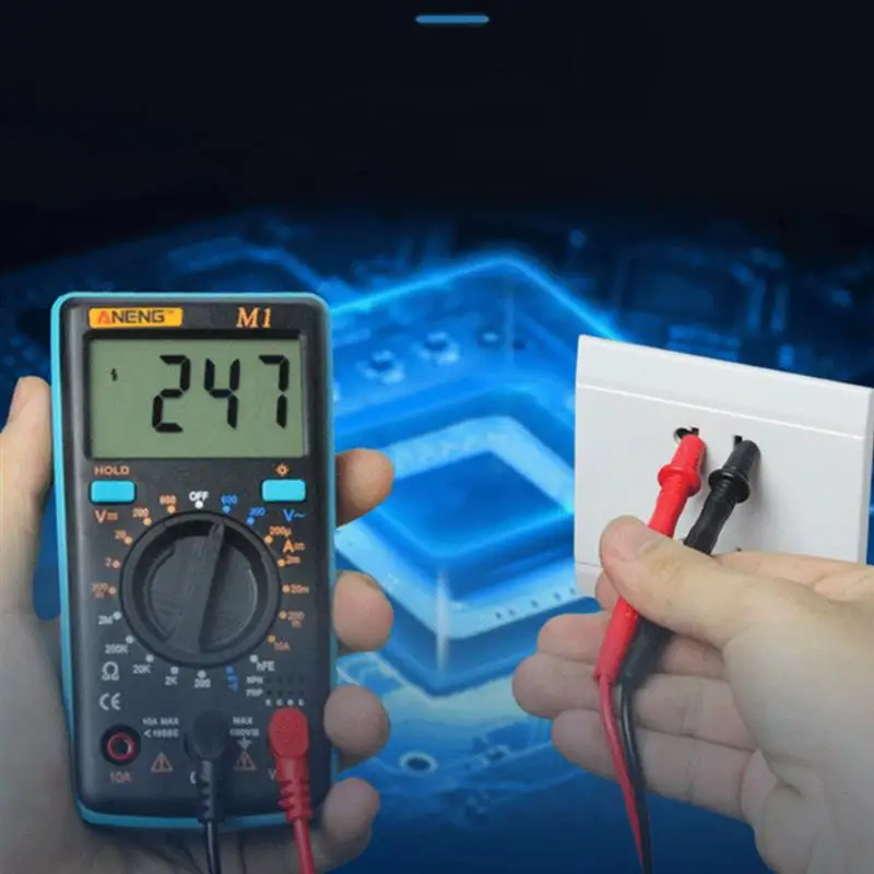 

Портативный цифровой мультиметр с ЖК-дисплеем и подсветкой